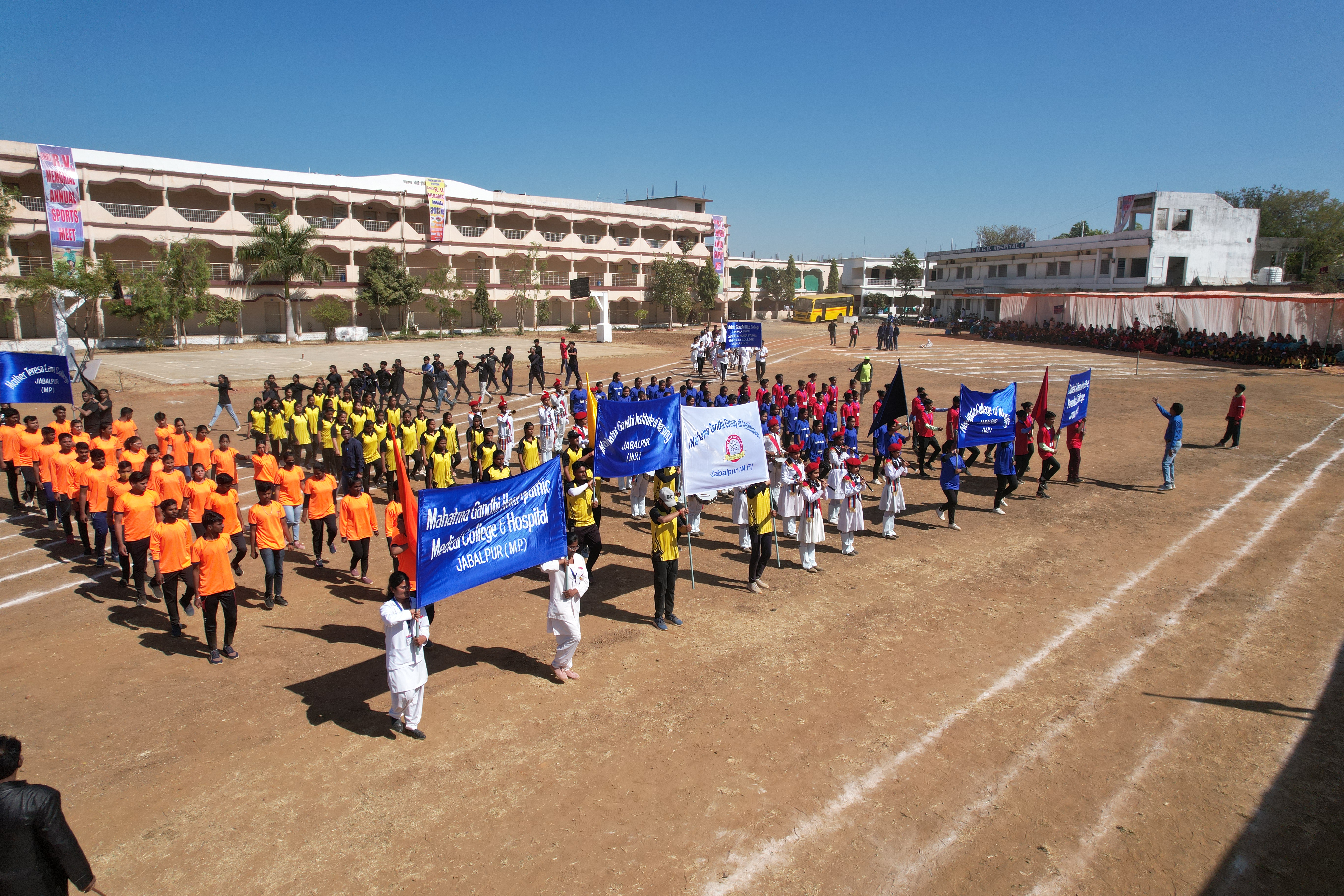 Mahatma Gandhi Homoeopathic Medical College Students performing on Cultural Fest.